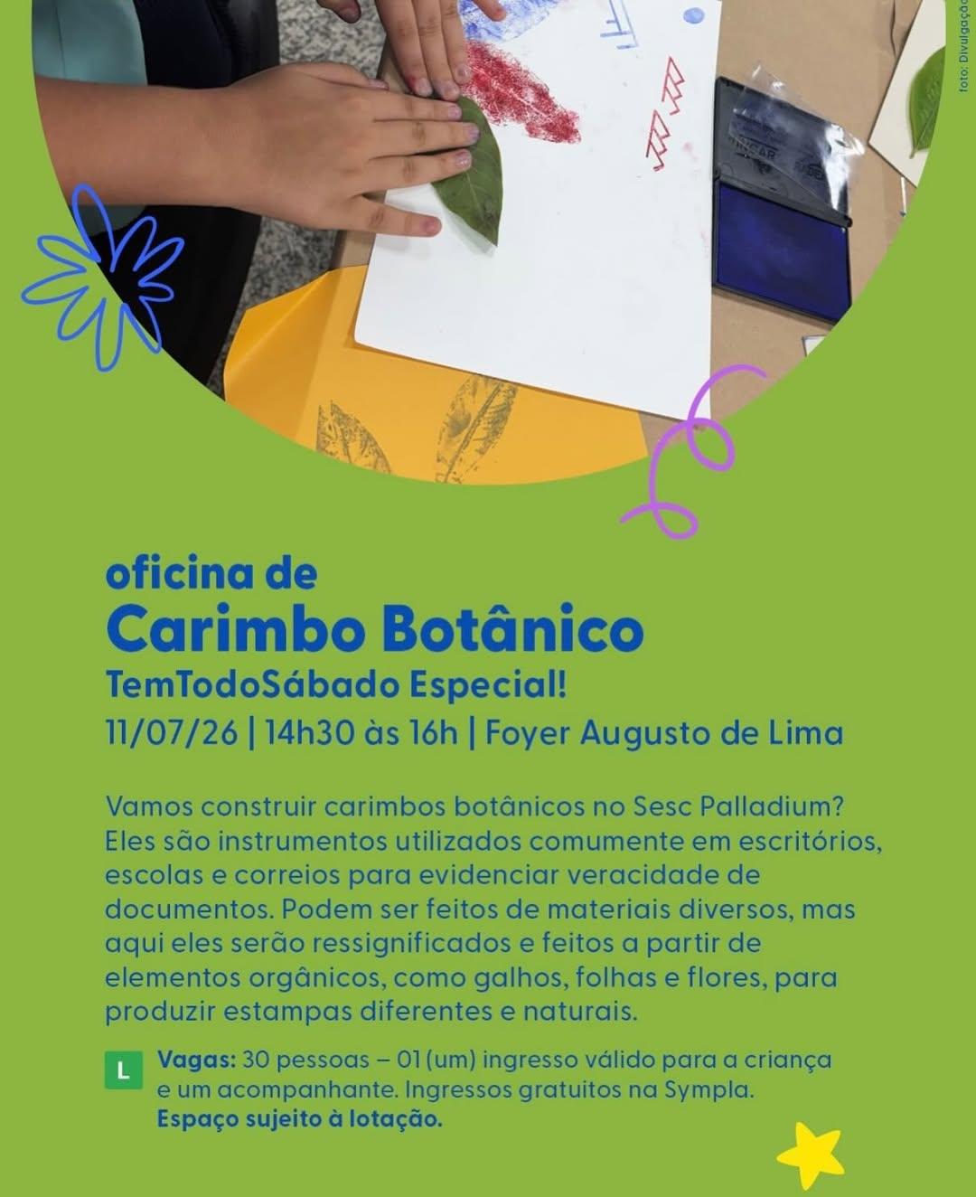 Oficina de Carimbo Botânico